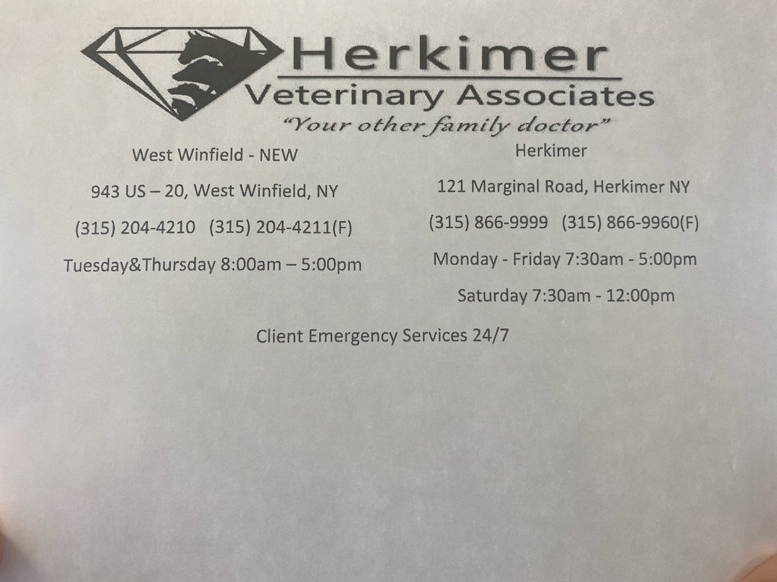 Herkimer Veterinary Associates