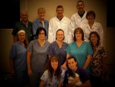 Doctors and staff at Cottonwood Animal Hospital
