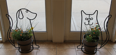 Cat and Dog Planters